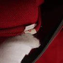 PRADA Sports Tote Bag Canvas Red Auth 170399-12