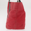 PRADA Sports Tote Bag Canvas Red Auth 170399-3