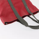 PRADA Sports Tote Bag Canvas Red Auth 170399-7