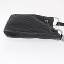 GUCCI GG Canvas Shoulder Bag Black Silver 001 3746 Auth 170401-3