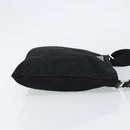 PRADA Shoulder Bag Nylon Black Silver Auth 170402A-4