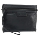 BOTTEGA VENETA Hand Bag Leather Black Auth 170403-1