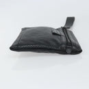 BOTTEGA VENETA Hand Bag Leather Black Auth 170403-3