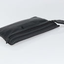 BOTTEGA VENETA Hand Bag Leather Black Auth 170403-5