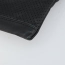 BOTTEGA VENETA Hand Bag Leather Black Auth 170403-7