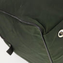 PRADA Boston Bag Nylon Khaki Silver Auth 170405-17
