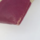 PRADA Tote Bag Canvas Beige Silver Auth 170406-8