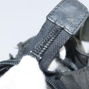 PRADA Shoulder Bag Nylon Black Silver Auth 170408-10