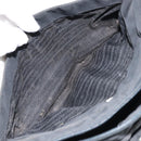 PRADA Shoulder Bag Nylon Black Silver Auth 170408-25