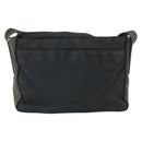 PRADA Shoulder Bag Nylon Black Silver Auth 170408-2