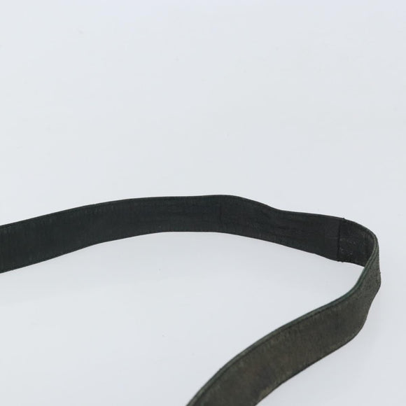 PRADA Shoulder Bag Nylon Black Silver Auth 170408