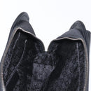 GUCCI Clutch Bag Nylon Black Silver 108844 Auth 170413-19