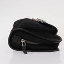 GUCCI Clutch Bag Nylon Black Silver 108844 Auth 170413-3