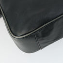 GUCCI Bamboo Hand Bag Leather 2way Black Gold 001 2113 1638 Auth 170415-17