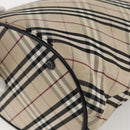 BURBERRY Nova Check Blue Label Tote Bag Canvas Beige Auth 170421-9
