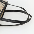 BURBERRY Nova Check Blue Label Tote Bag Canvas Beige Auth 170421-7