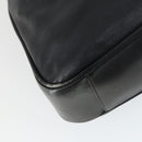 GUCCI Bamboo Hand Bag Leather 2way Black Gold 001 1638 2615 Auth 170422-10