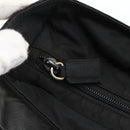 PRADA Chain Shoulder Bag Nylon Black Auth 170424-9