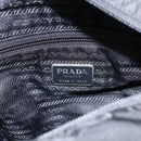PRADA Chain Shoulder Bag Nylon Black Auth 170424-20