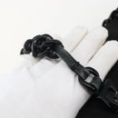 PRADA Chain Shoulder Bag Nylon Black Auth 170424-8