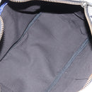 BURBERRY Nova Check Blue Label Hand Bag Canvas Black Auth 170426-12