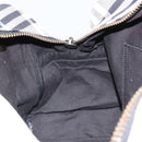 BURBERRY Nova Check Blue Label Hand Bag Canvas Black Auth 170426-18