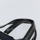 BURBERRY Nova Check Blue Label Hand Bag Canvas Black Auth 170426-8