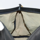 LOEWE Anagram Pouch Leather Black Gold Auth 170433-11