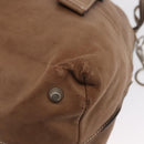 Chloe Hand Bag Leather Beige Silver Auth 170443-12