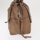 Chloe Hand Bag Leather Beige Silver Auth 170443-5