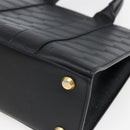 BALENCIAGA Hand Bag Leather Black Gold 714187 Auth 170445V-15