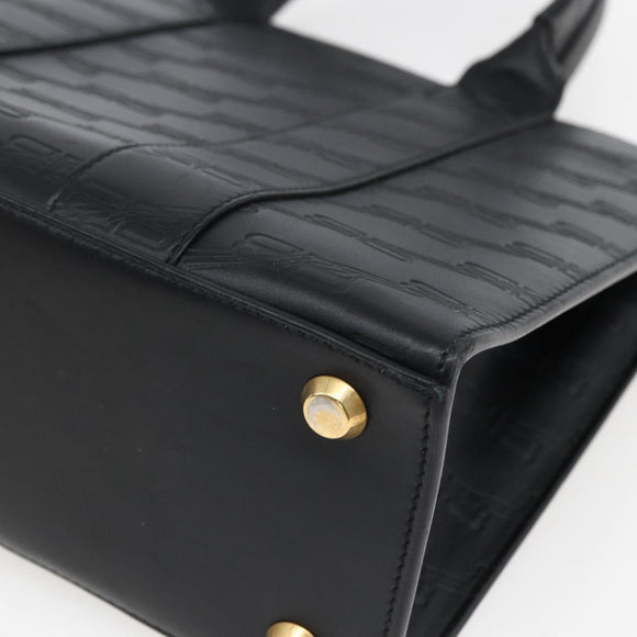 BALENCIAGA Hand Bag Leather Black Gold 714187 Auth 170445V