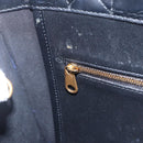 BALENCIAGA Hand Bag Leather Black Gold 714187 Auth 170445V-17