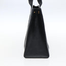 BALENCIAGA Hand Bag Leather Black Gold 714187 Auth 170445V-4