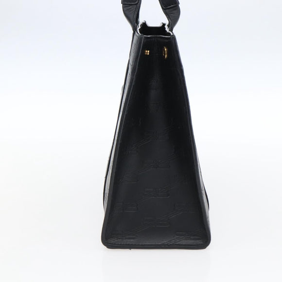BALENCIAGA Hand Bag Leather Black Gold 714187 Auth 170445V