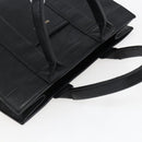 BALENCIAGA Hand Bag Leather Black Gold 714187 Auth 170445V-6