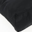 PRADA Shoulder Bag Nylon Black Silver Auth 170446-14