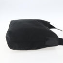 PRADA Shoulder Bag Nylon Black Silver Auth 170446-4