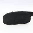 PRADA Shoulder Bag Nylon Black Silver Auth 170446-5