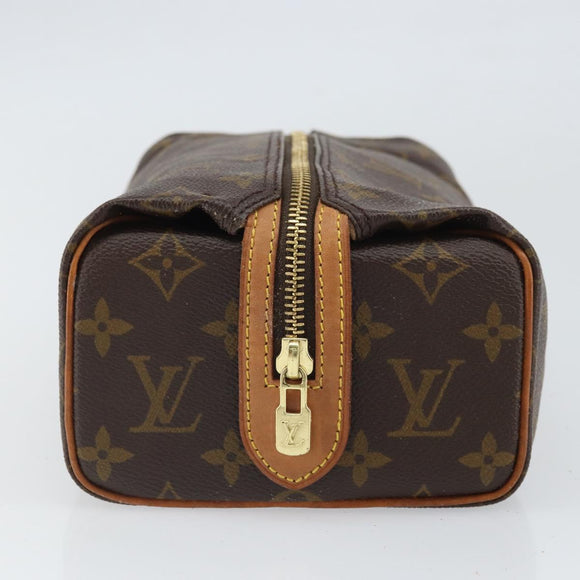 LOUIS VUITTON Monogram Trousse Patte Pression Cosmetic Pouch M47636 Auth 170453