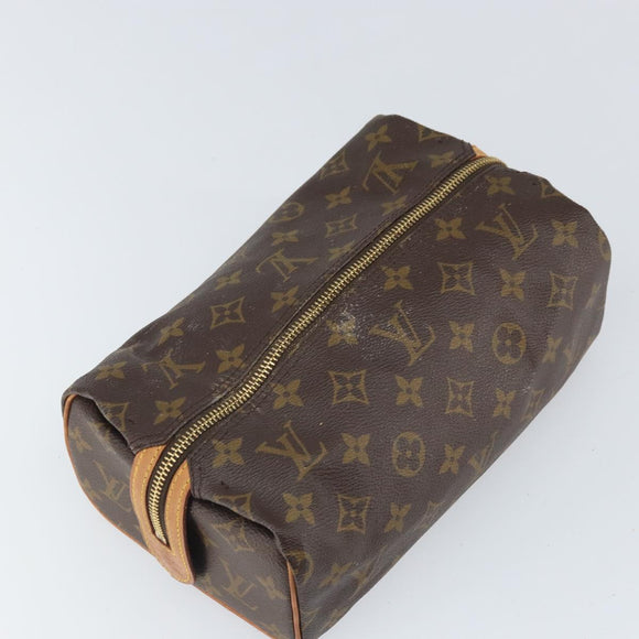 LOUIS VUITTON Monogram Trousse Patte Pression Cosmetic Pouch M47636 Auth 170453