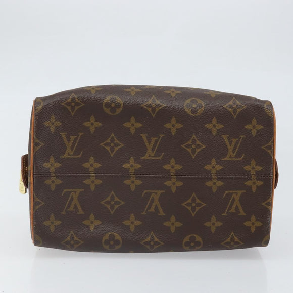 LOUIS VUITTON Monogram Trousse Patte Pression Cosmetic Pouch M47636 Auth 170453