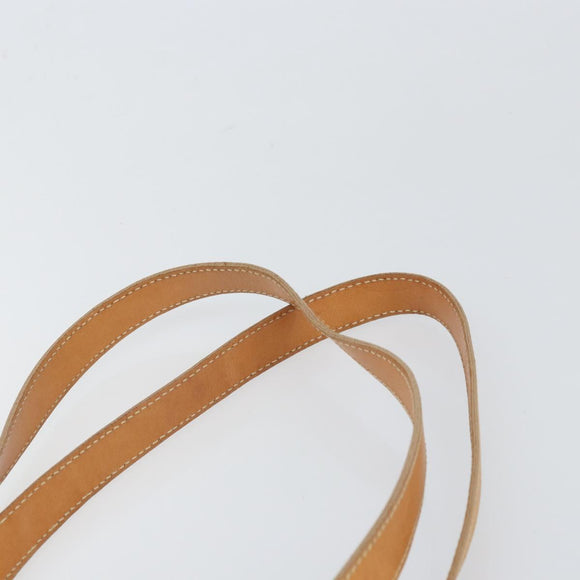 CELINE Macadam Canvas Tote Bag PVC Leather Brown Gold Auth 170454