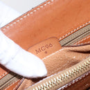 CELINE Macadam Canvas Hand Bag PVC Leather Brown Gold Auth 170455-12