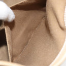 Salvatore Ferragamo Gancini Tote Bag PVC Leather Silver White Auth 170458-21