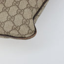 GUCCI GG Supreme Hand Bag PVC Beige Silver 117551 Auth 170459-9