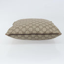 GUCCI GG Supreme Hand Bag PVC Beige Silver 117551 Auth 170459-5