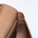 Christian Dior Honeycomb Canvas Shoulder Bag PVC Black Gold Auth 170469-19