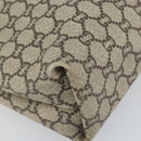 GUCCI GG Plus Supreme Web Sherry Line Tote Bag PVC Beige Gold Auth 170474-15
