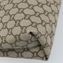 GUCCI GG Plus Supreme Web Sherry Line Tote Bag PVC Beige Gold Auth 170474-17